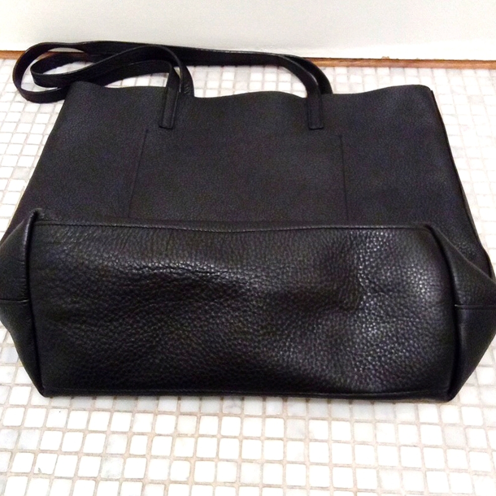 NEW! 🌟HP🌟Kate Spade Leather Tuxedo Tote - Picture 7 of 11